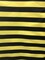 1 Yard Yellow And Black 1 Inch Stripe Poly Cotton Fabric Horizontal Design For Sewing Fabric 59/60 Inch Wide